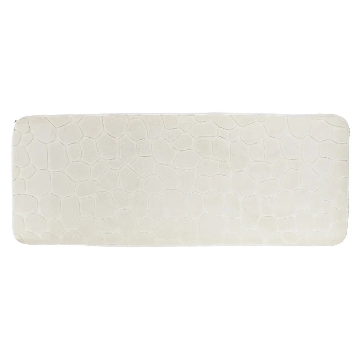 TENDANCE Prostirka za kupatilo 45x120cm Pebble, bela
