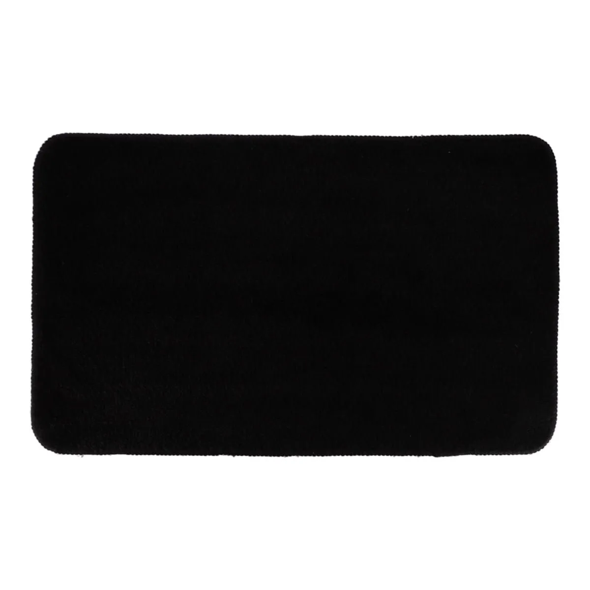 TENDANCE Prostirka za kupatilo 45x75cm, mikrofiber/crna