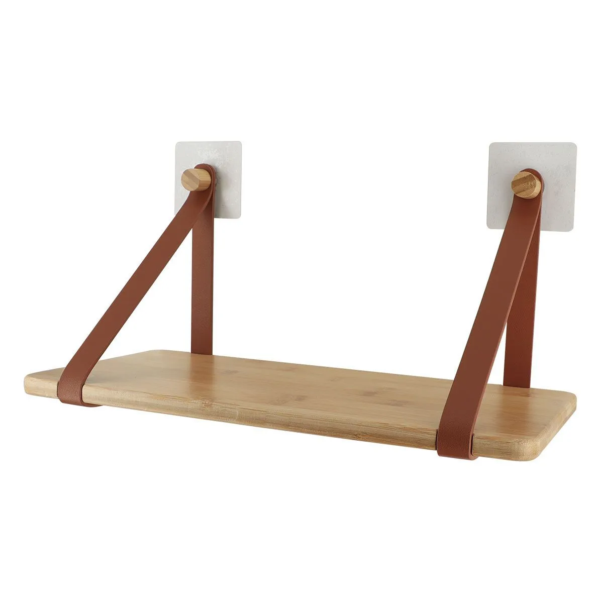 TENDANCE Samolepljiva polica 20x39.5x20cm, bambus/braon