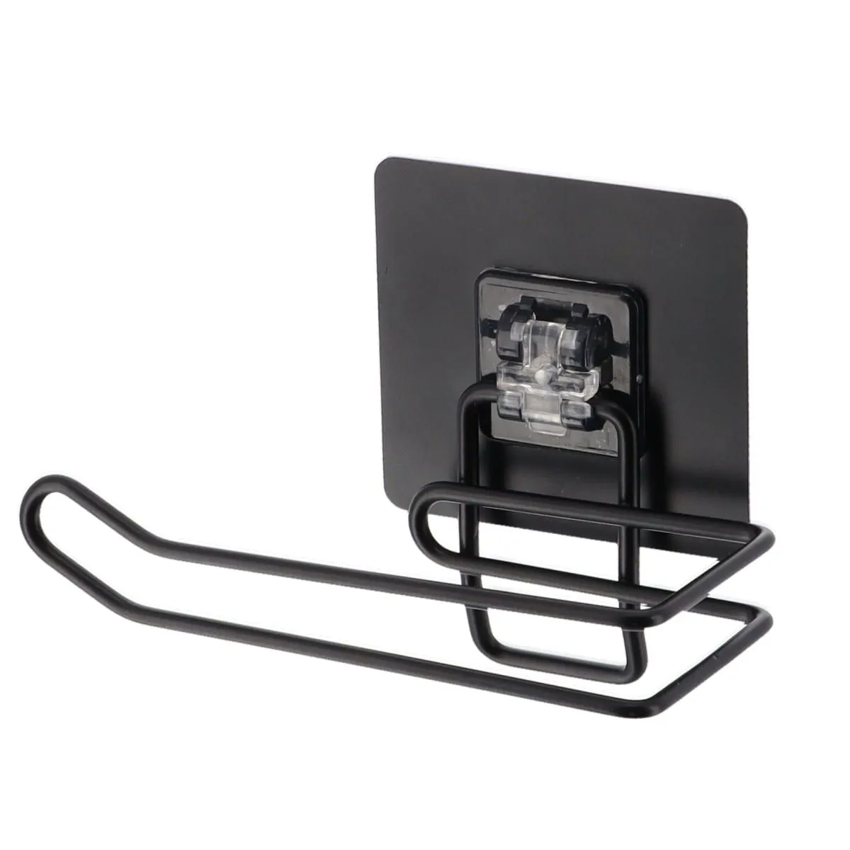 TENDANCE Samolepljivi držač toalet papira 13x8x10.5cm, crna