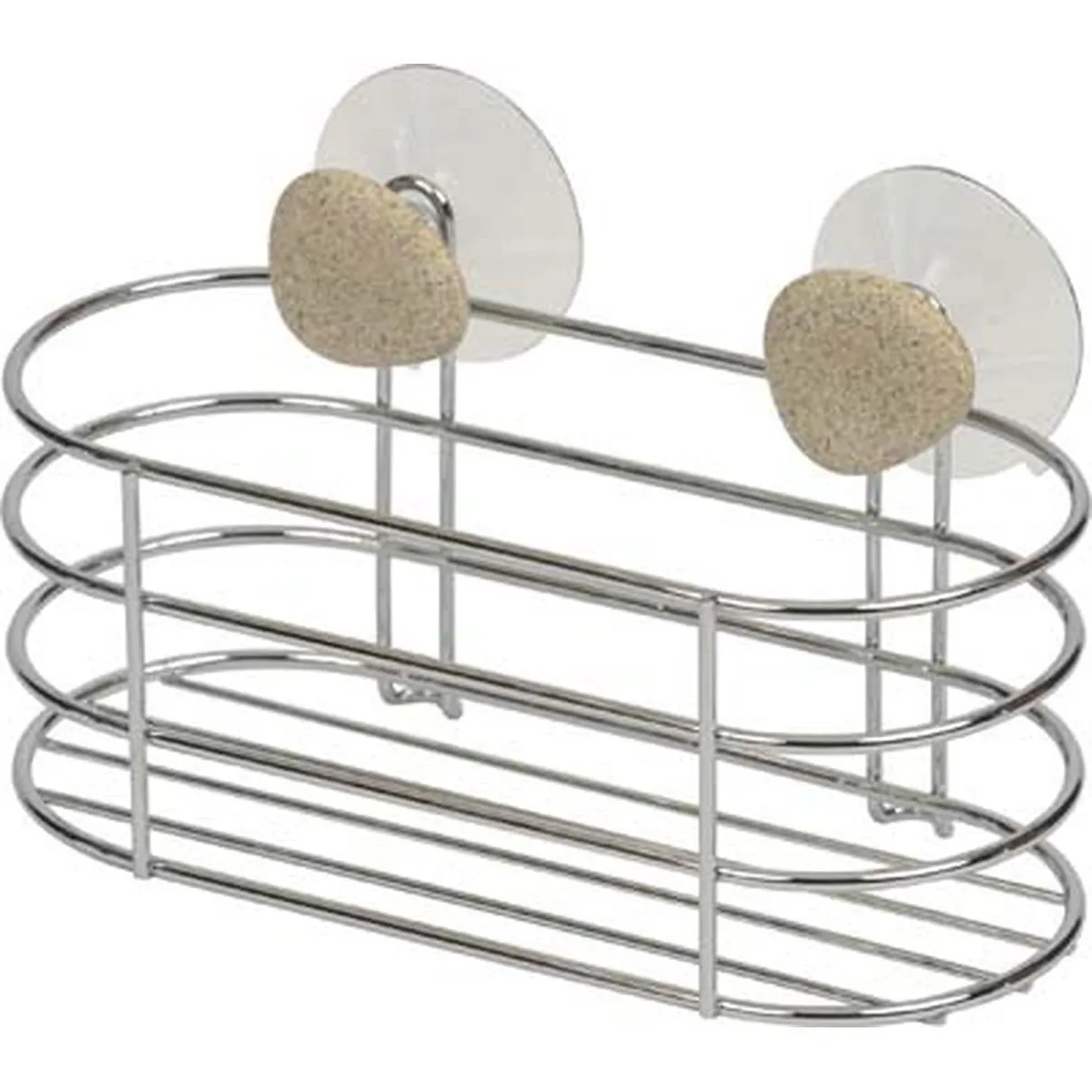TENDANCE Vakuumska polica 20.5x10.5x12.5cm, metal/hrom