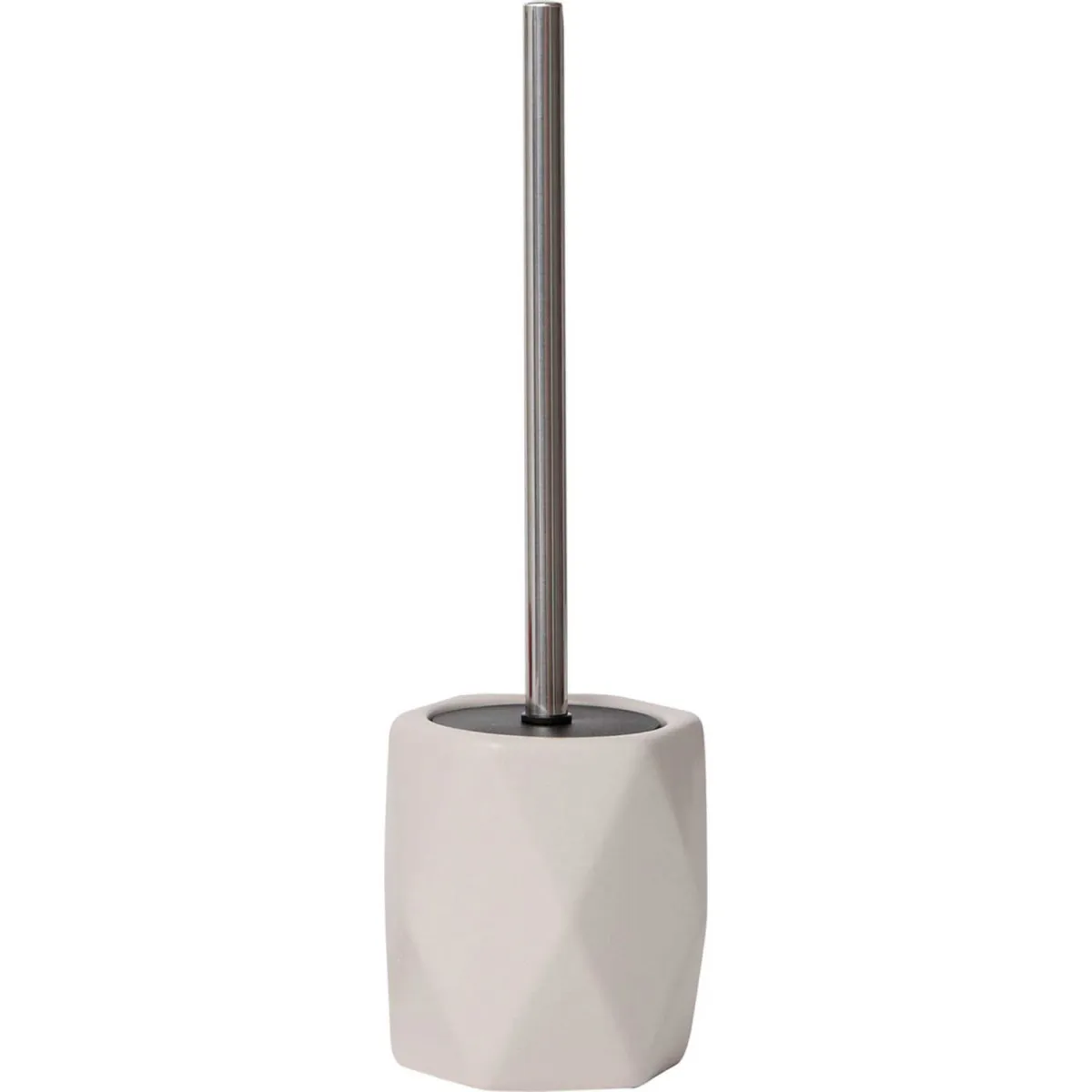 TENDANCE Wc četka Dijamant 37x11 cm keramika, sivo smeđa