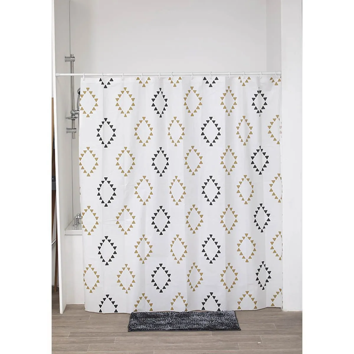TENDANCE Zavesa za kadu 180x180cm/12 Lima, bela