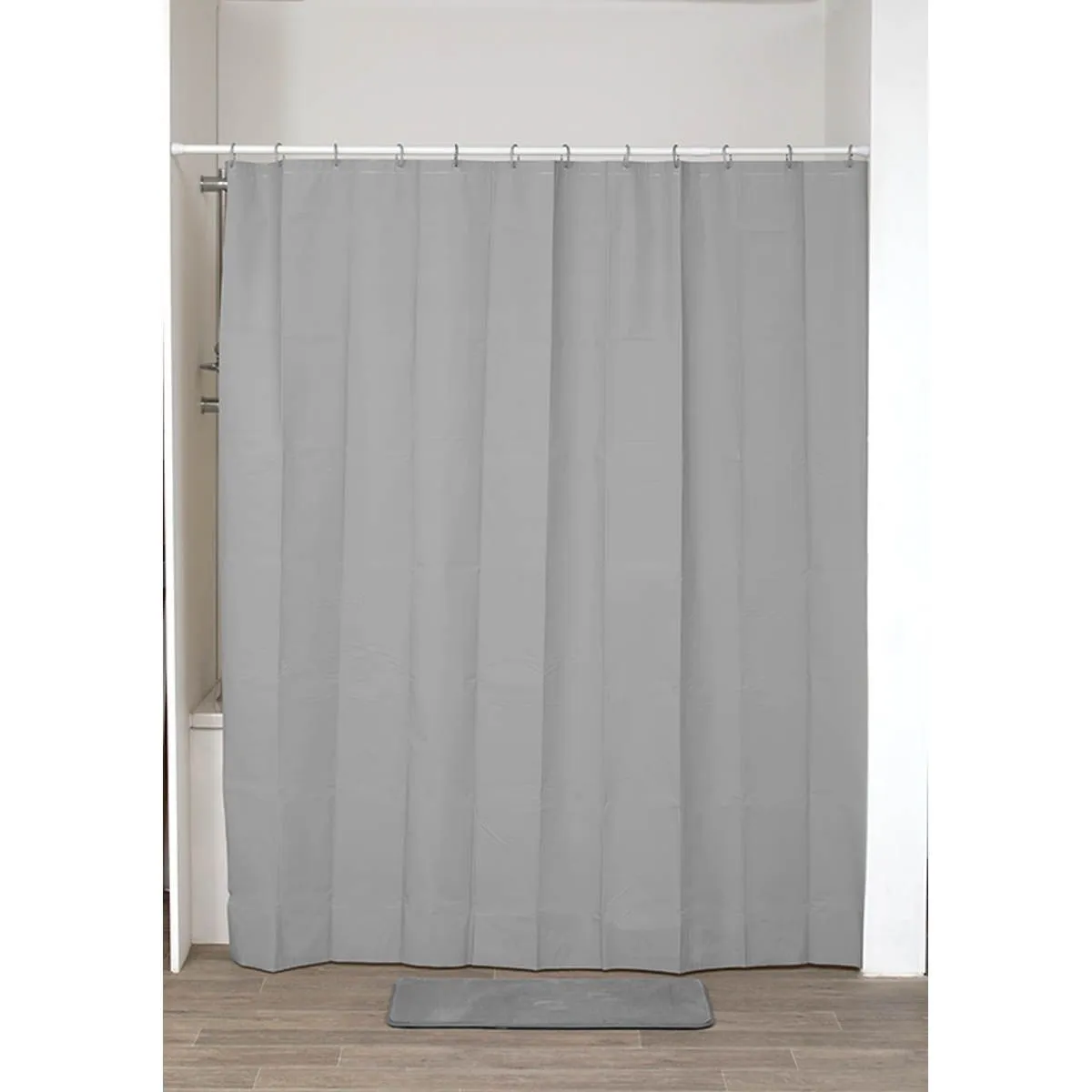 TENDANCE Zavesa za kadu 180x200cm, siva