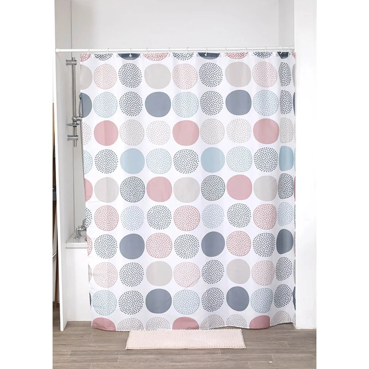 TENDANCE Zavesa za kadu sa 12 kukica 180x200cm Gaia