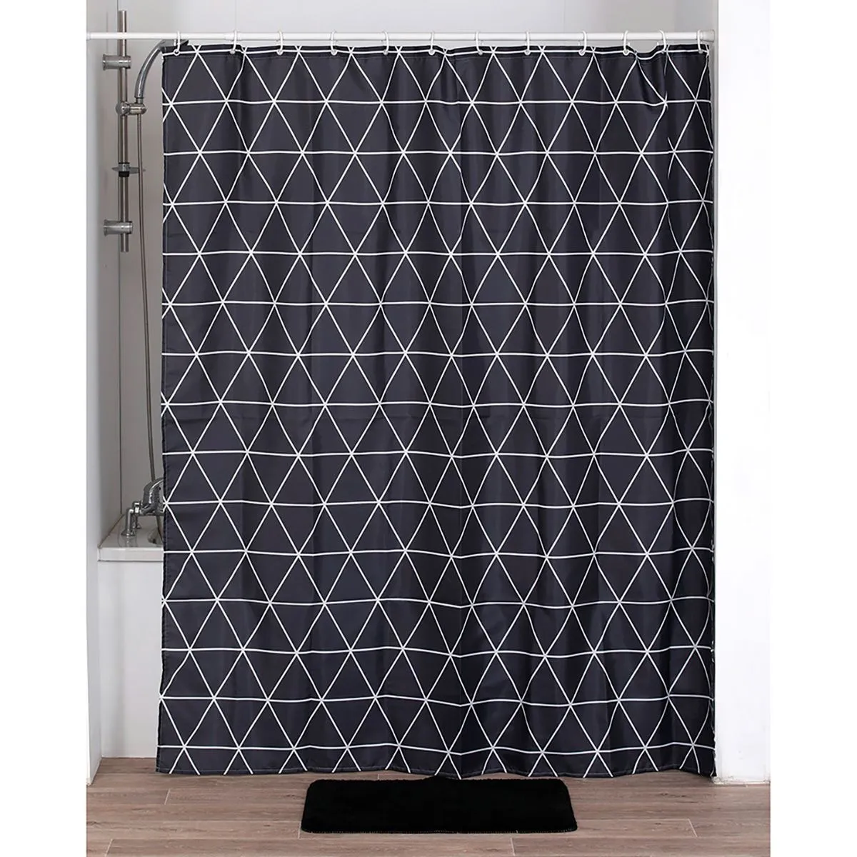TENDANCE Zavesa za kadu sa 12 kukica 180x200cm Osaka