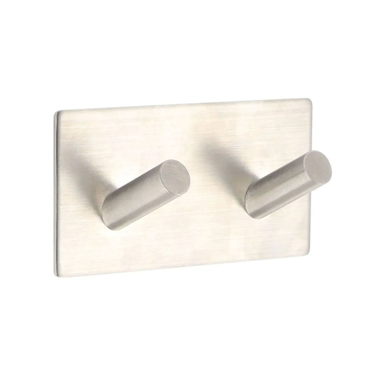 TENDANCE Zidna kukica sa 2 vešalice 3M 9x3x4.5cm, hrom