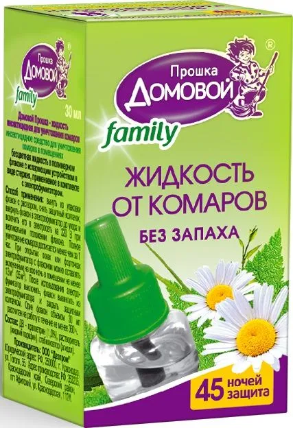 Tečnost protiv insekata bio family 45 noći dopuna DP 302