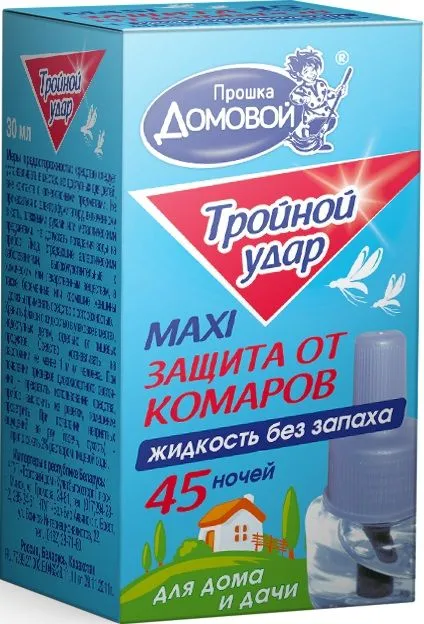 Tečnost protiv insekata trostuki udar 45 noći dopuna DP 301