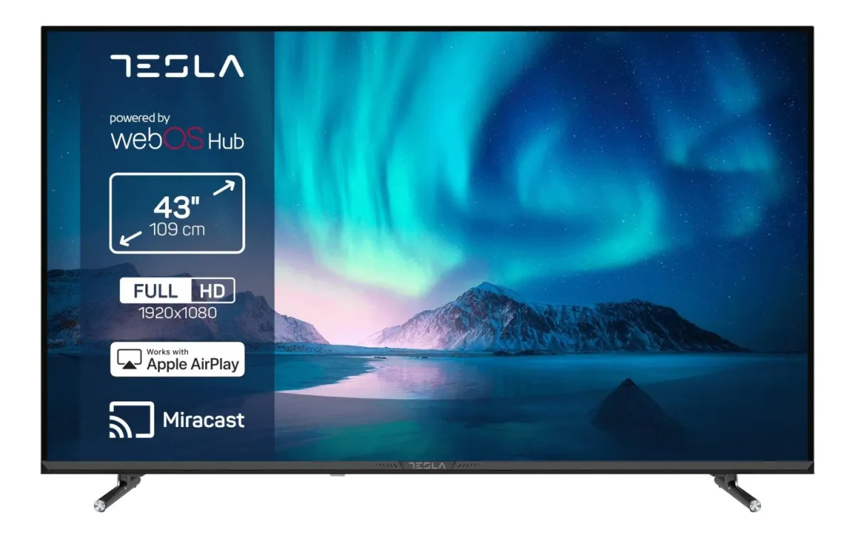 TESLA Televizor 43E645BFW, Full HD, WebOS Smart