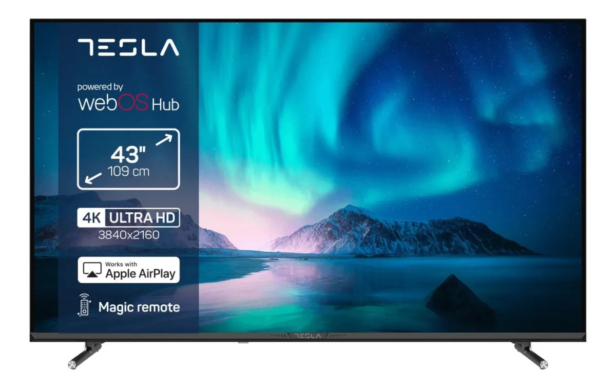 TESLA Televizor 43E645BUW, Ultra HD, WebOS Smart