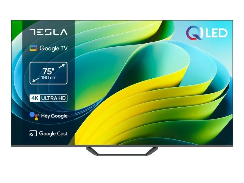 TESLA Televizor Q75E655GUS/ Ultra HD/ Google TV Smart