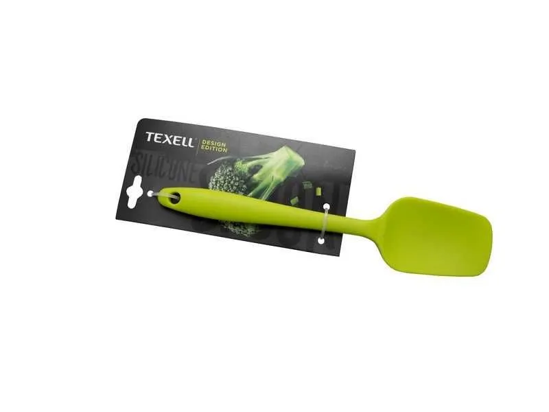 TEXELL Silikonska kašika mala zelena 21 cm