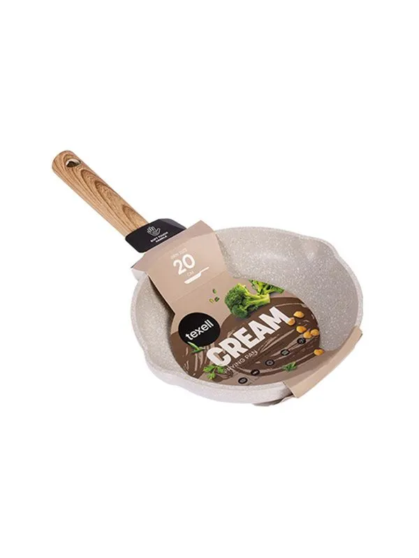 TEXELL Tiganj duboki 20 cm Cream TPCM-D20