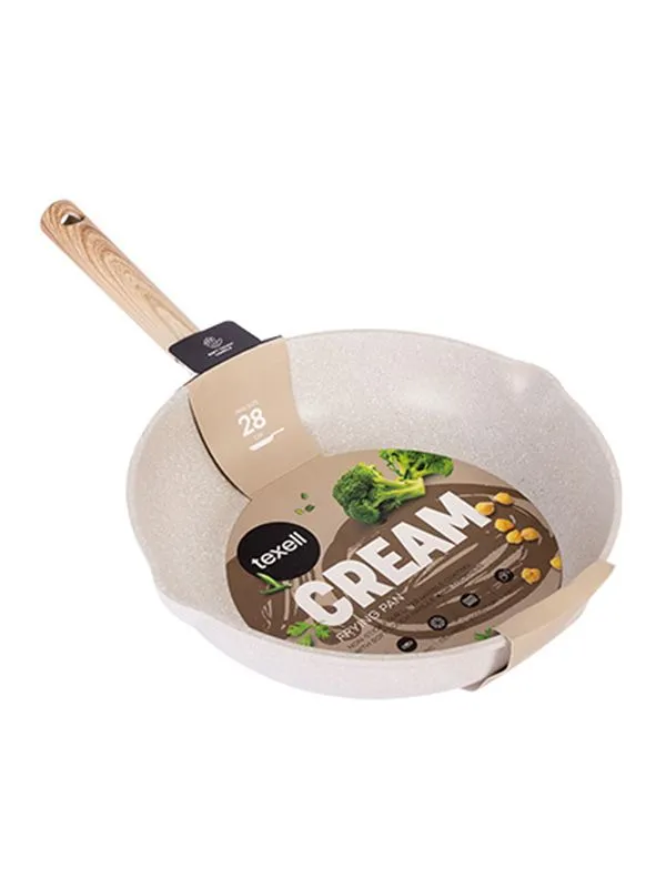 TEXELL Tiganj duboki 28 cm Cream TPCM-D28