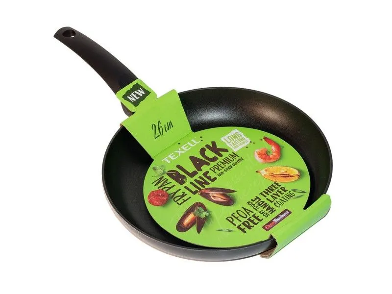 TEXELL Tiganj duboki Black line 26 cm