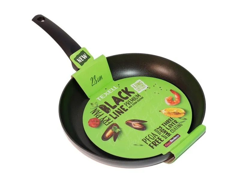 TEXELL Tiganj duboki Black line 28 cm