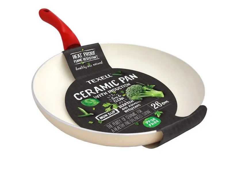 TEXELL Tiganj keramički duboki 26 cm