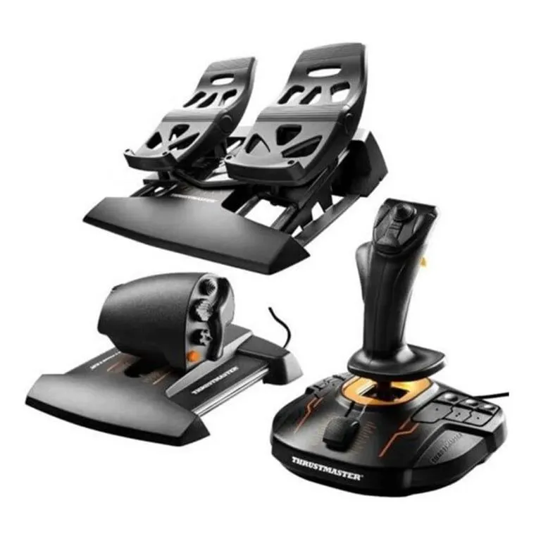 THRUSTMASTER T16000M FCS Flight Pack - Joystick/Foot pedals/Fader