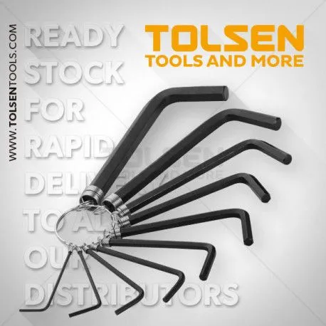 TOLSEN Imbus ključevi set od 10 kom