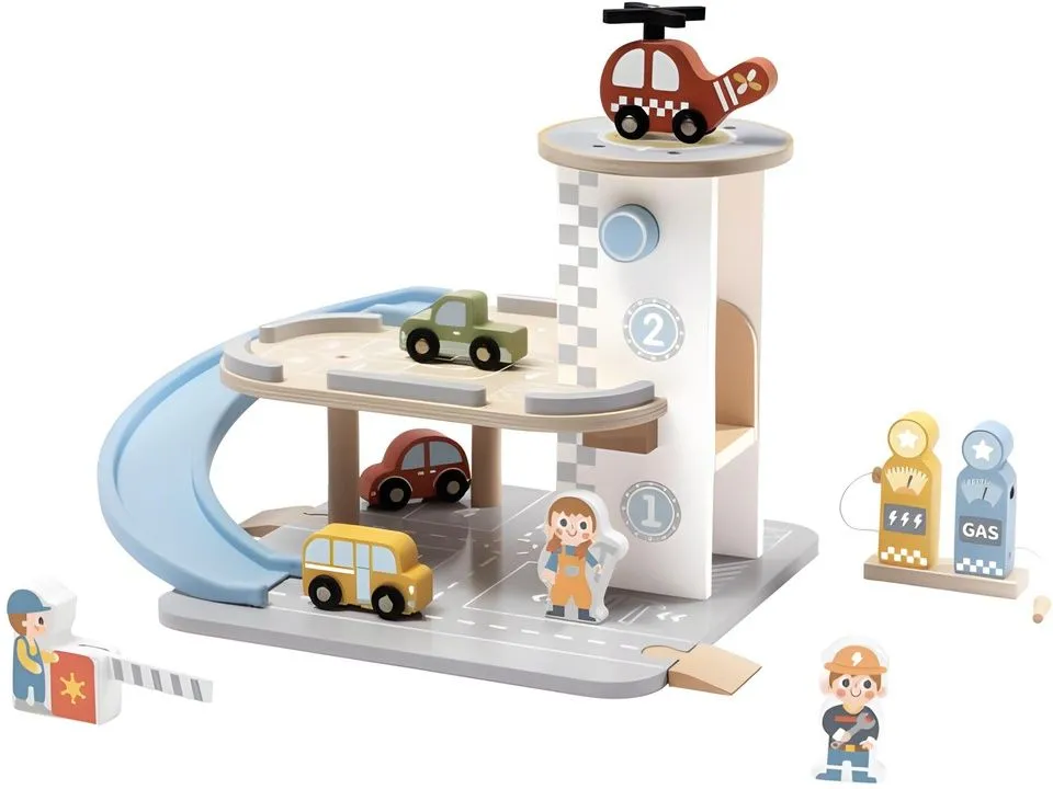 TOOKY TOY Drvena garaža