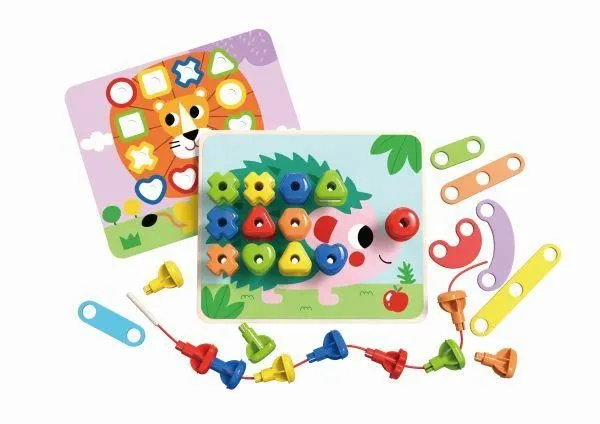 TOOKY TOY Drvena igračka Mozaik životinje TK089