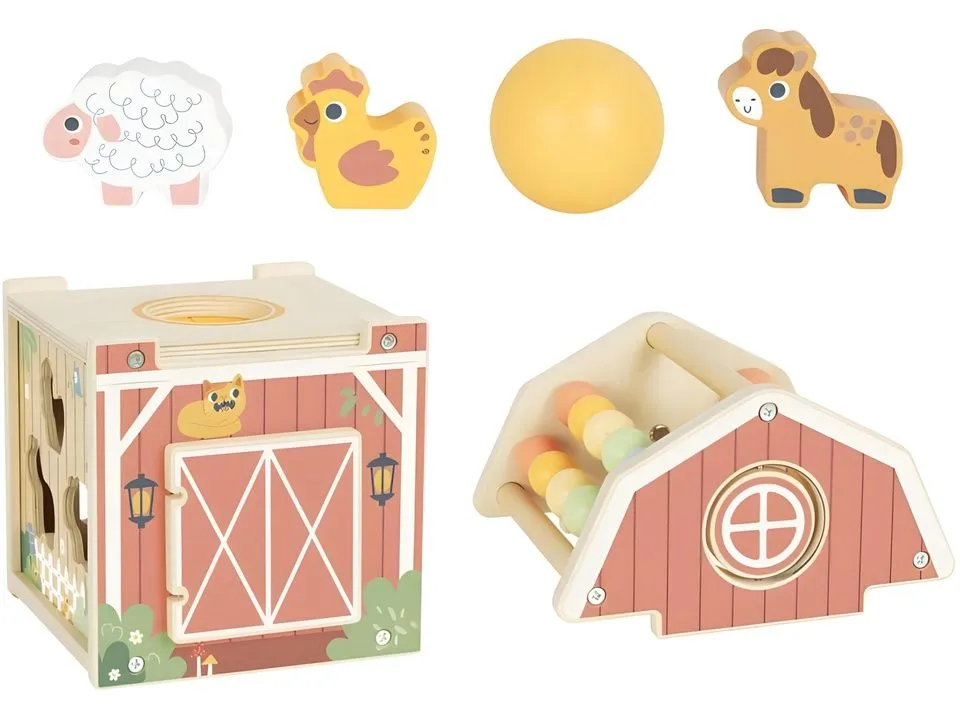 TOOKY TOY Drvena kućica farma