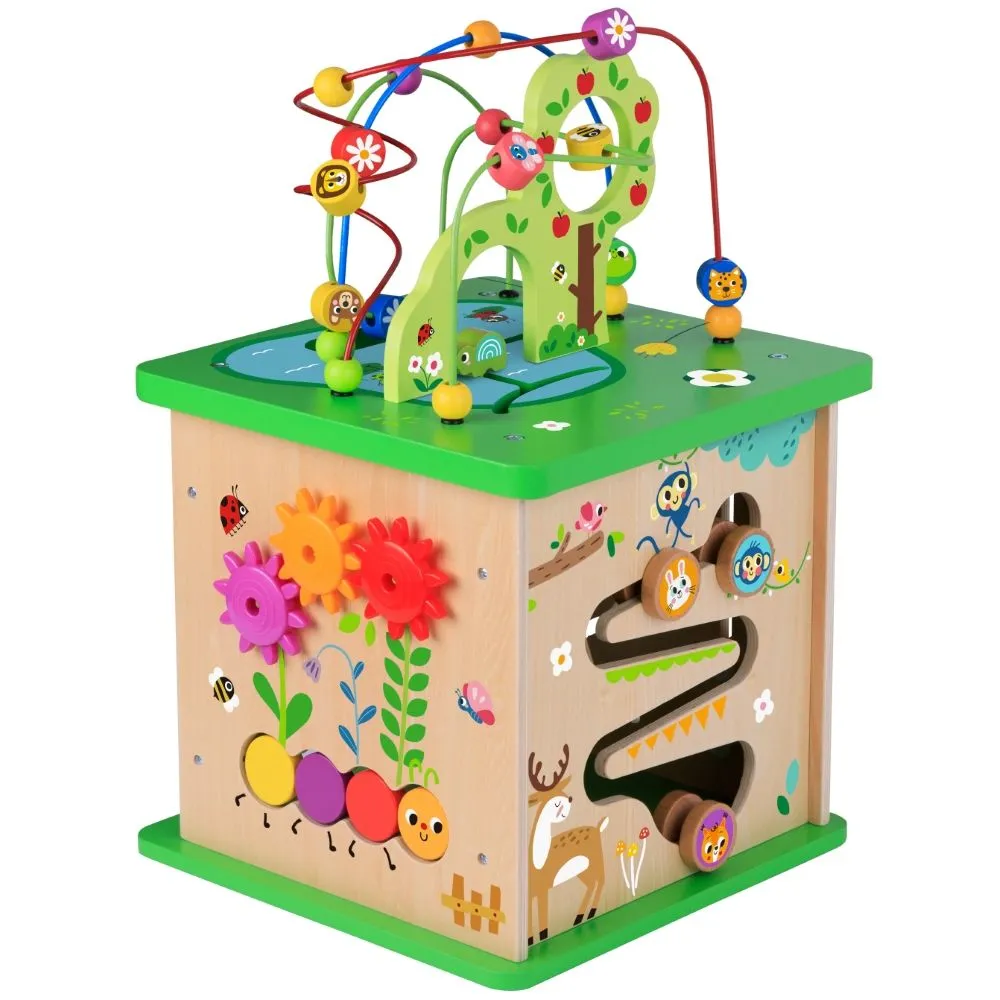 Tooky toy drvena multifunkcionalna kocka 533