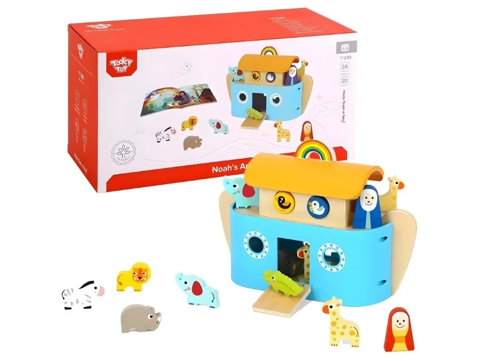 Tooky toy drvena nojeva barka tf330