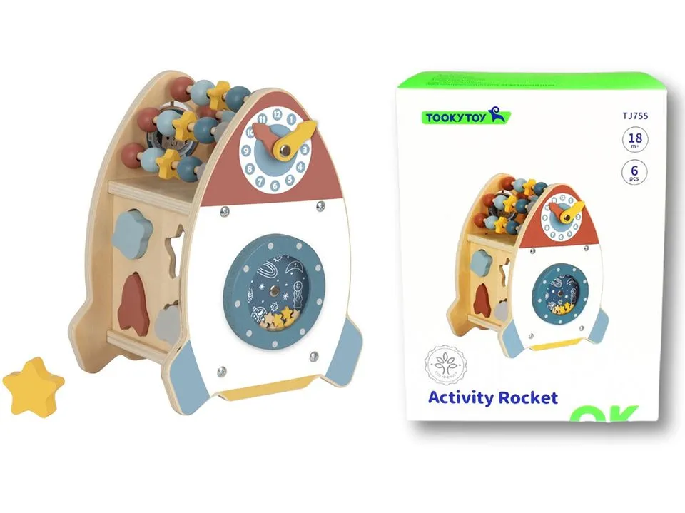 Tooky toy drvena raketa