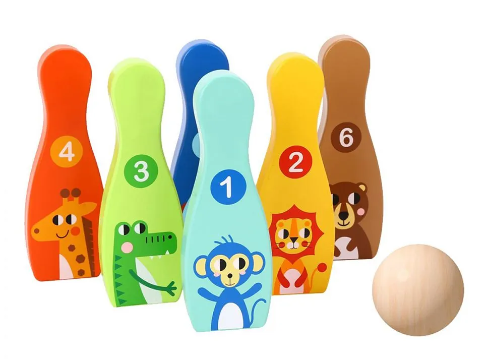 Tooky toy drvene kegle th295