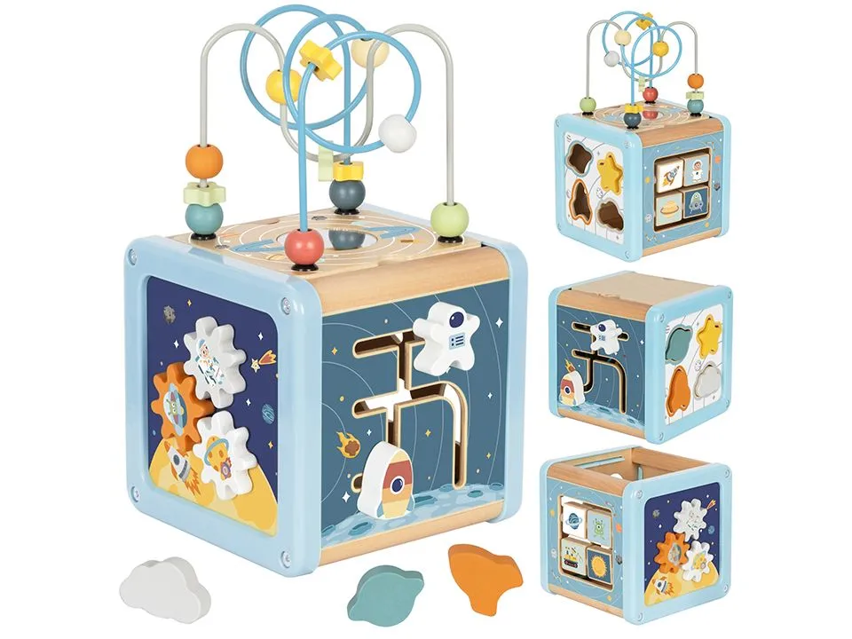 Tooky toy drvene kocke space tj932