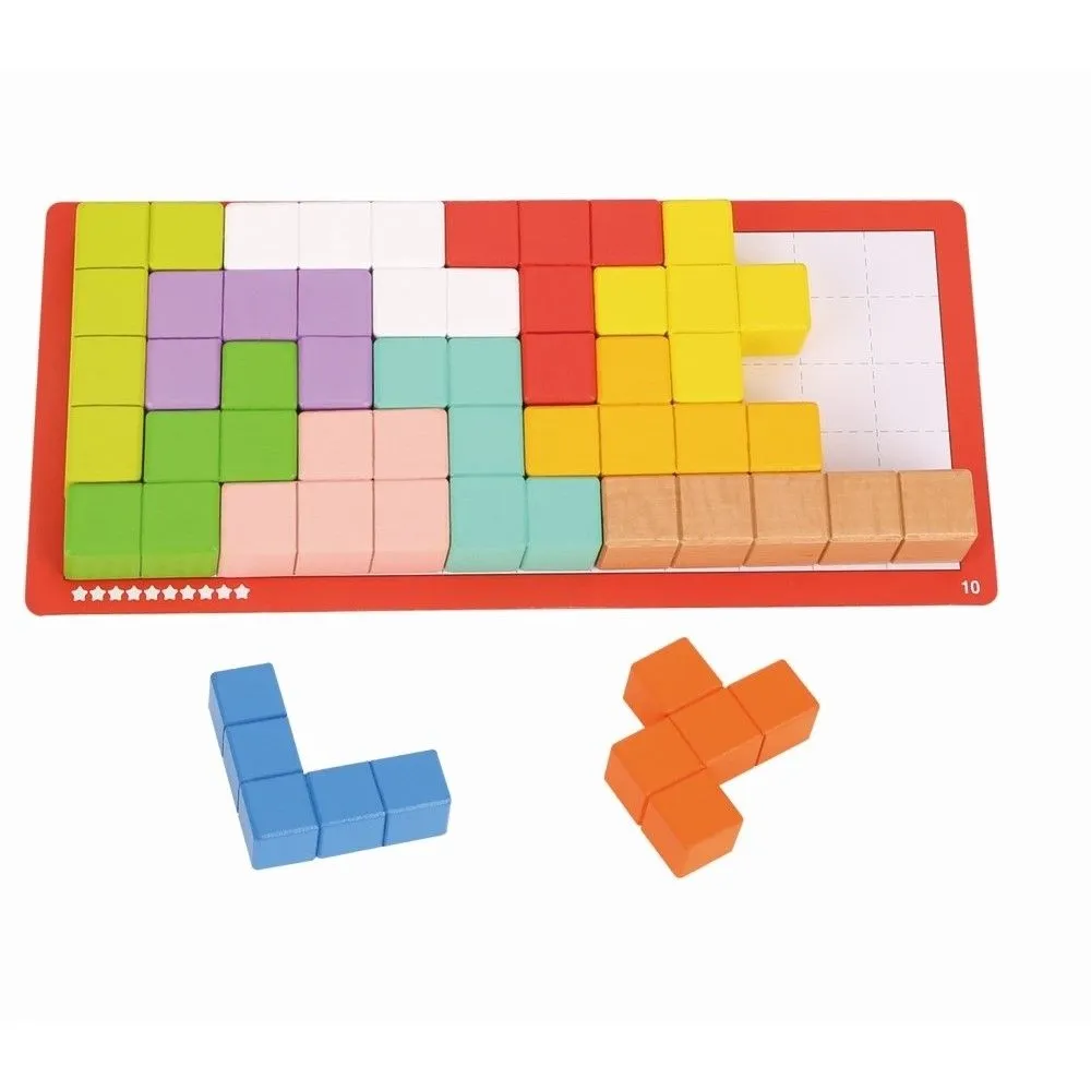 Tooky toy drvene tetris kocke