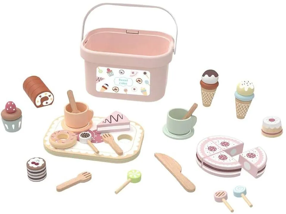 Tooky toy drveni set za čaj tj618