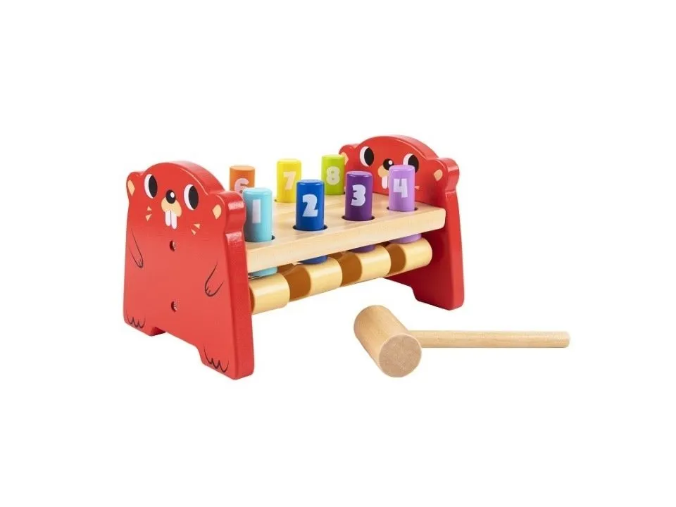 Tooky toy drveni udari čekićem broj 088