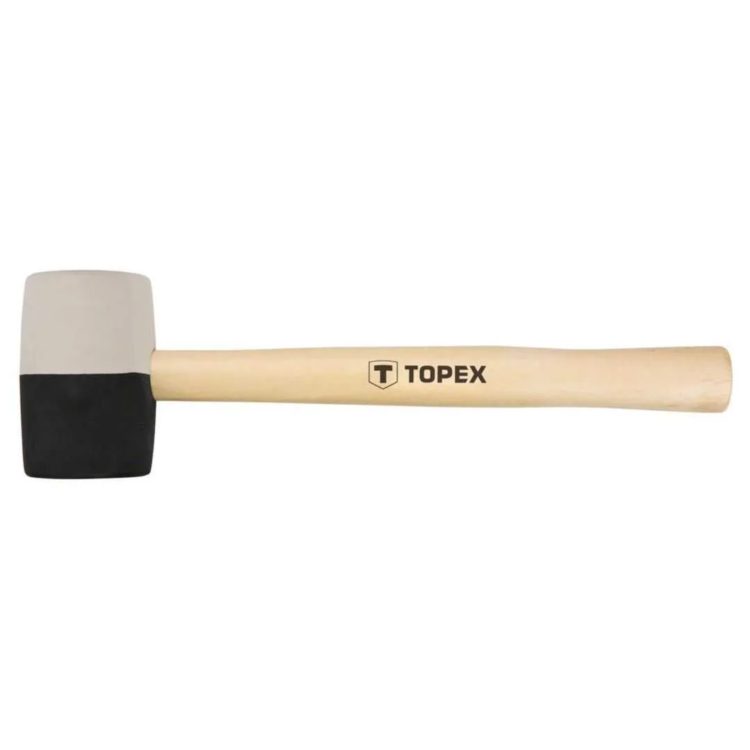 TOPEX Čekić gumeni crno/beli 450g