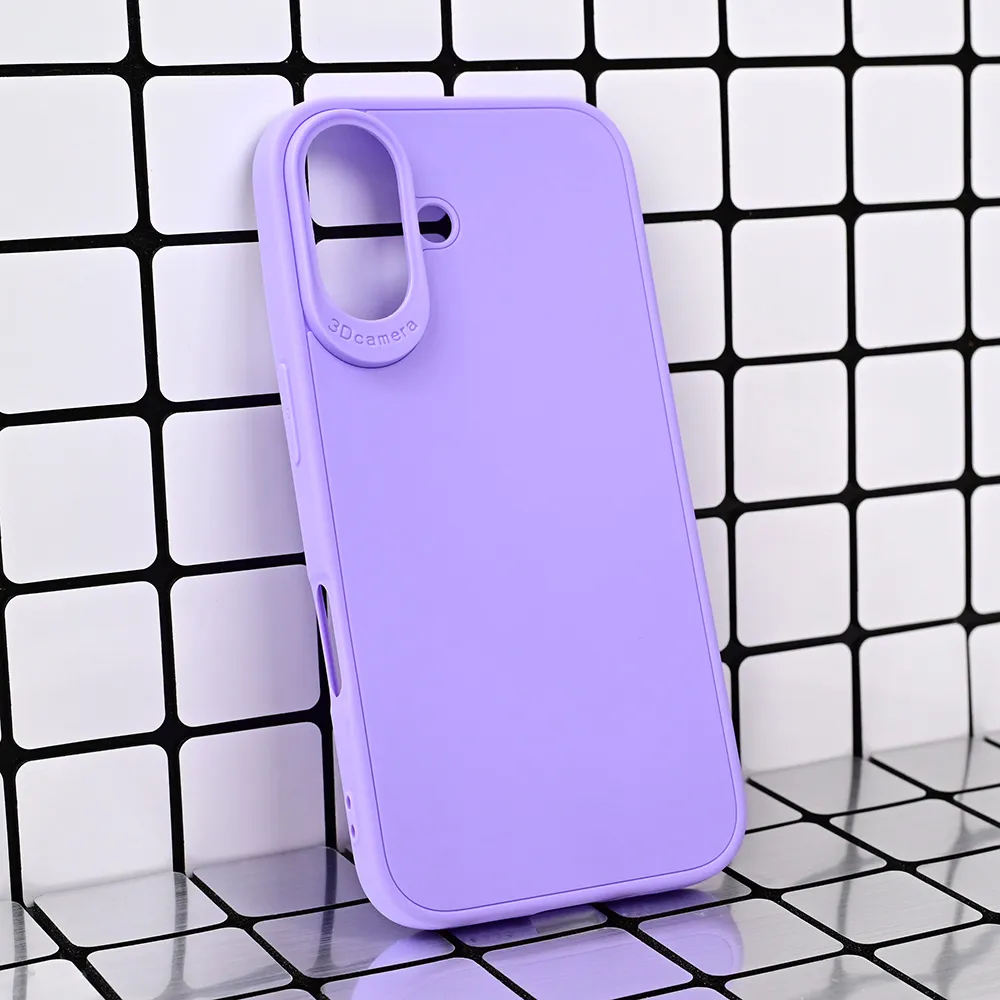 Torbica 3D Camera za iPhone 16 6.1 ljubicasta
