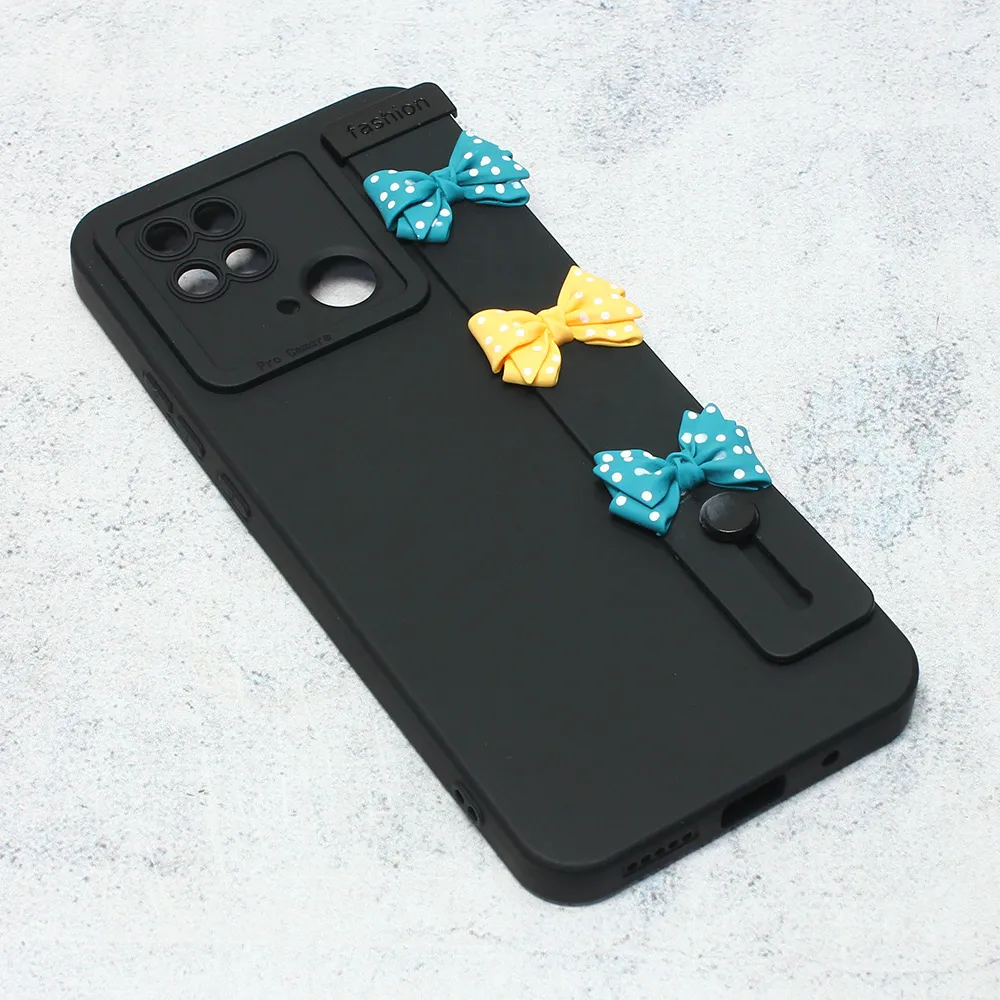Torbica Bow za Xiaomi Redmi 10C crna