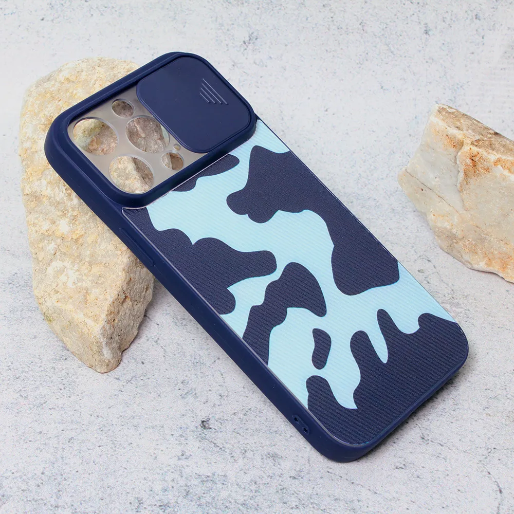 Torbica Camera Army za iPhone 14 Pro Max 6.7 tamno plava