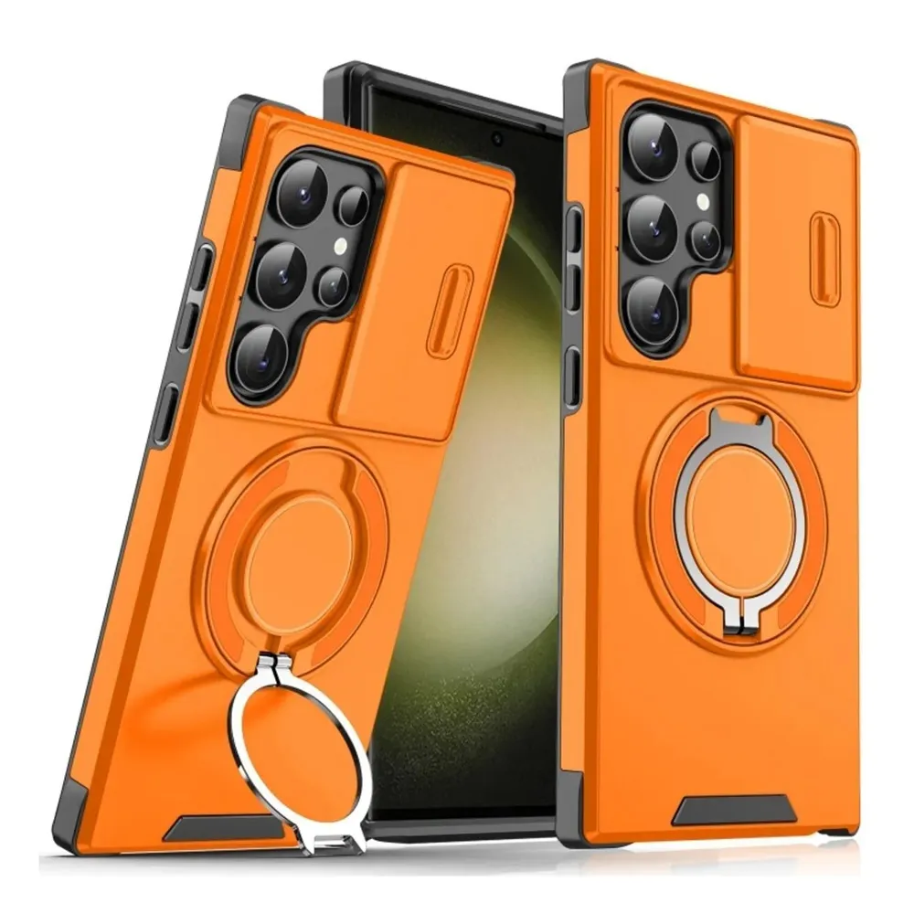 Torbica CamShield Ring stand za Samsung S918B Galaxy S23 Ultra narandzasta