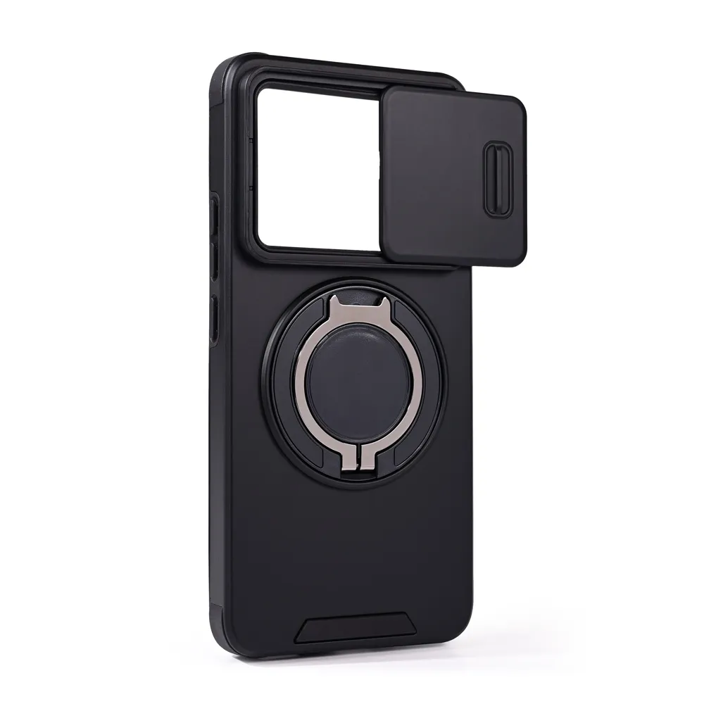Torbica CamShield Ring stand za Xiaomi 14T Pro crna