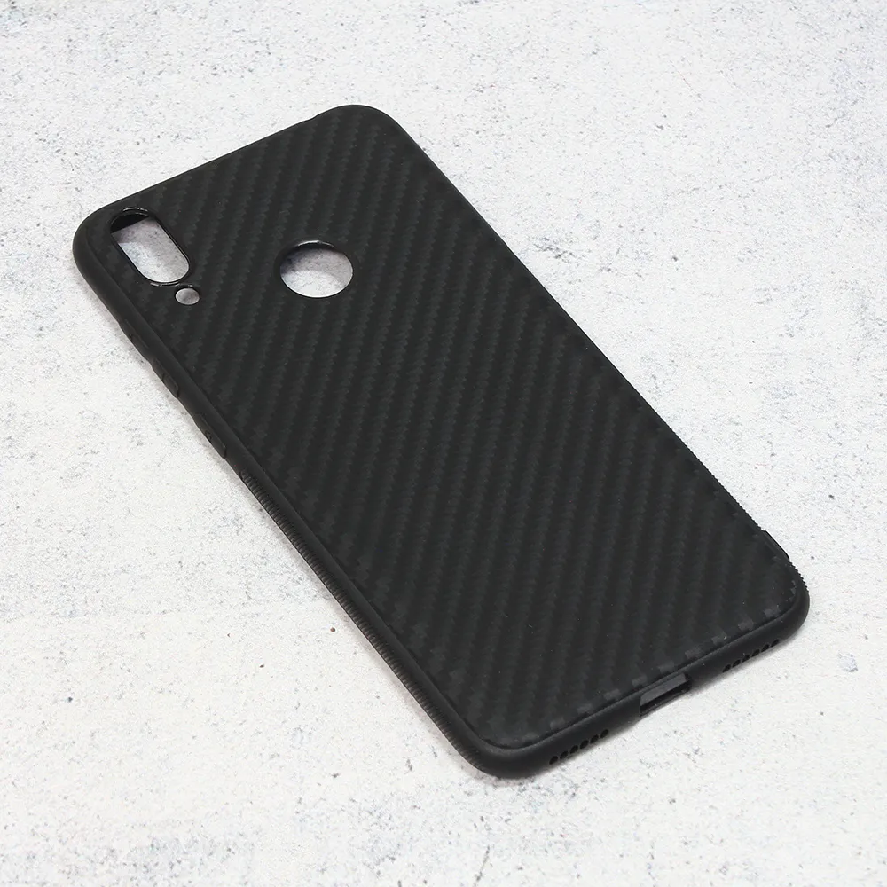 Torbica Carbon fiber za Huawei Y7 2019/Y7 Prime 2019 crna