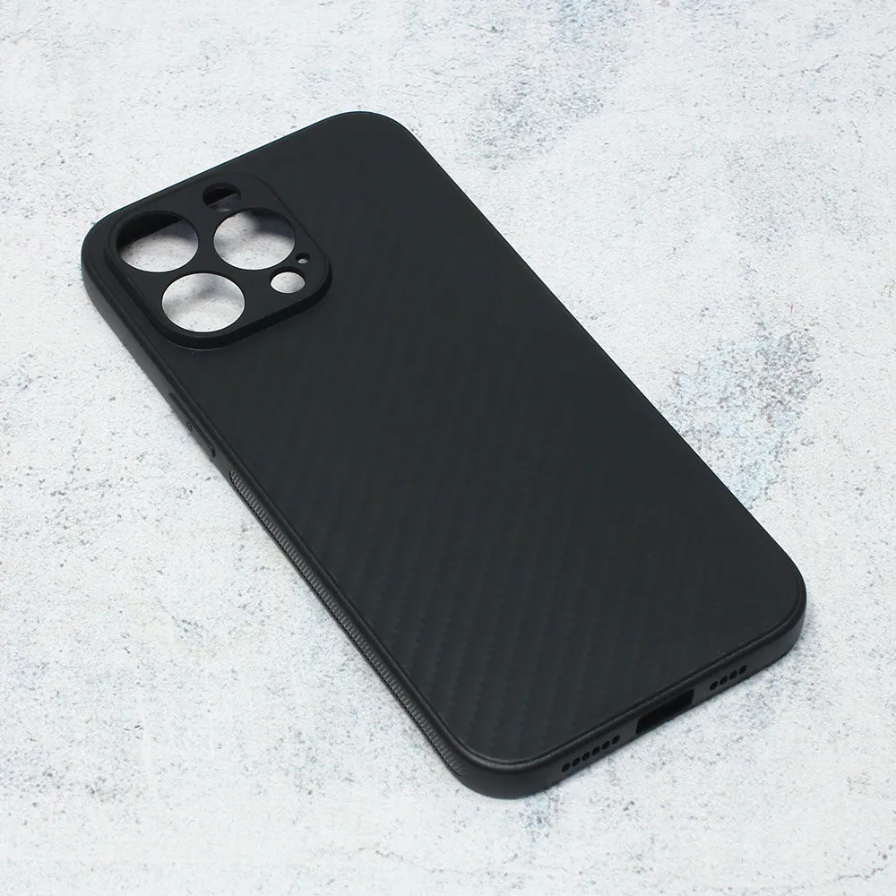 Torbica Carbon fiber za iPhone 14 Pro Max 6.7 crna