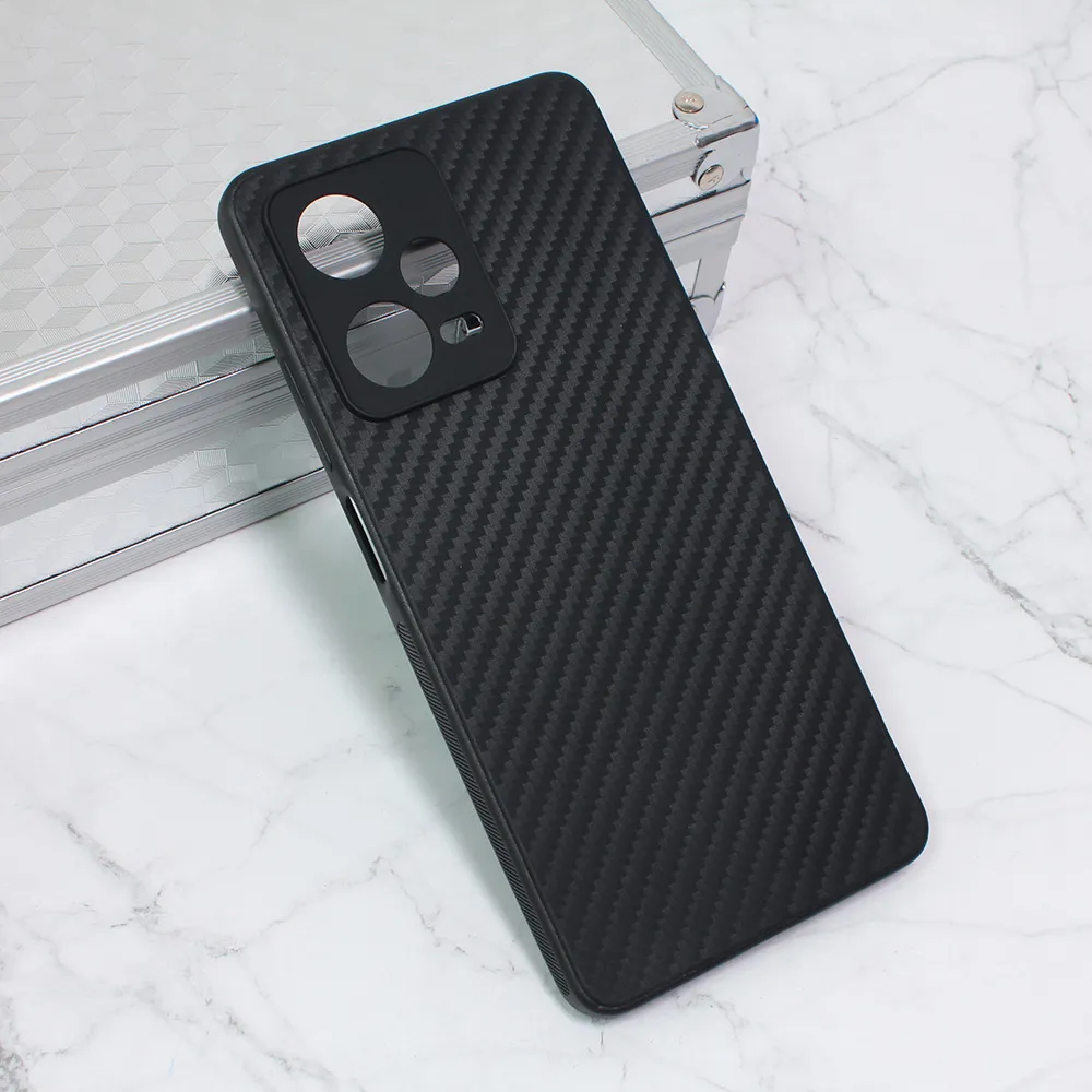 Torbica Carbon fiber za Xiaomi Redmi Note 12 Pro 5G (EU) crna