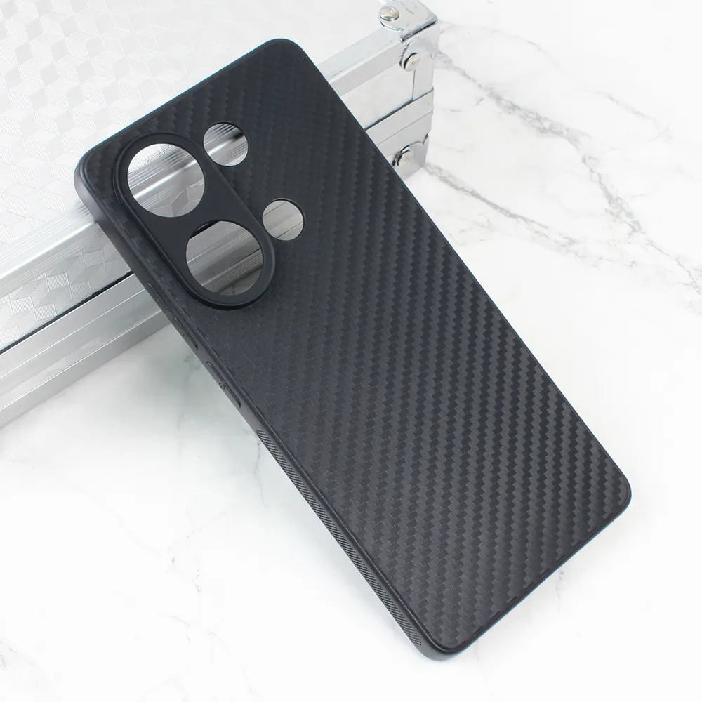 Torbica Carbon fiber za Xiaomi Redmi Note 13 Pro 4G (EU) crna