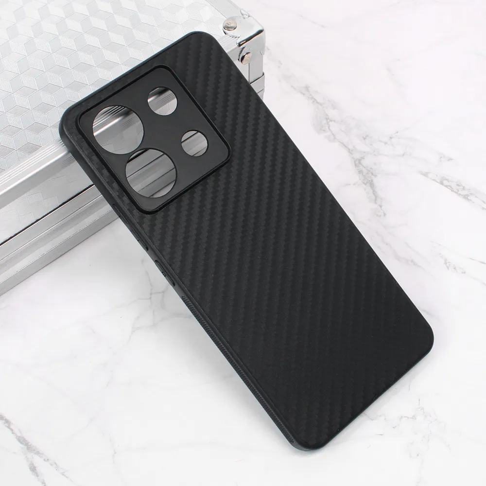 Torbica Carbon fiber za Xiaomi Redmi Note 13 Pro 5G (EU) crna