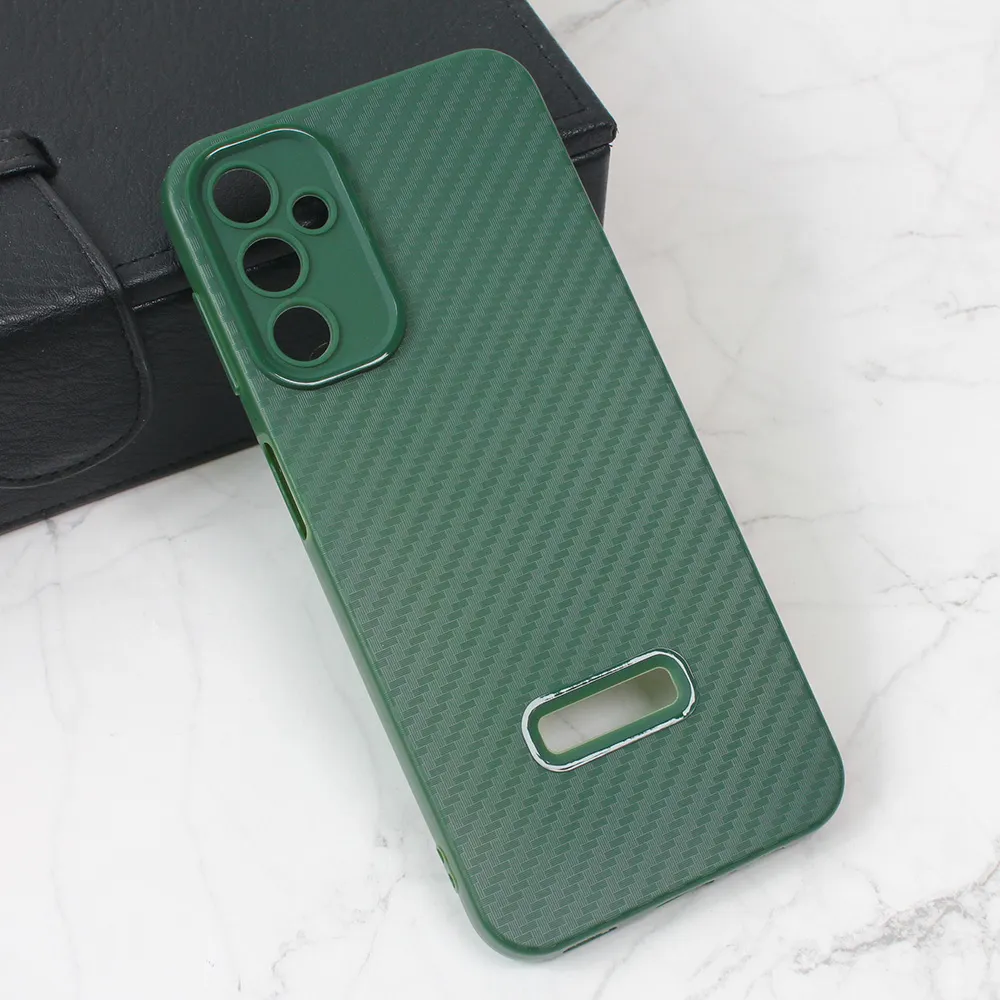 Torbica Carbon Stripe za Samsung A146B Galaxy A14 5G zelena