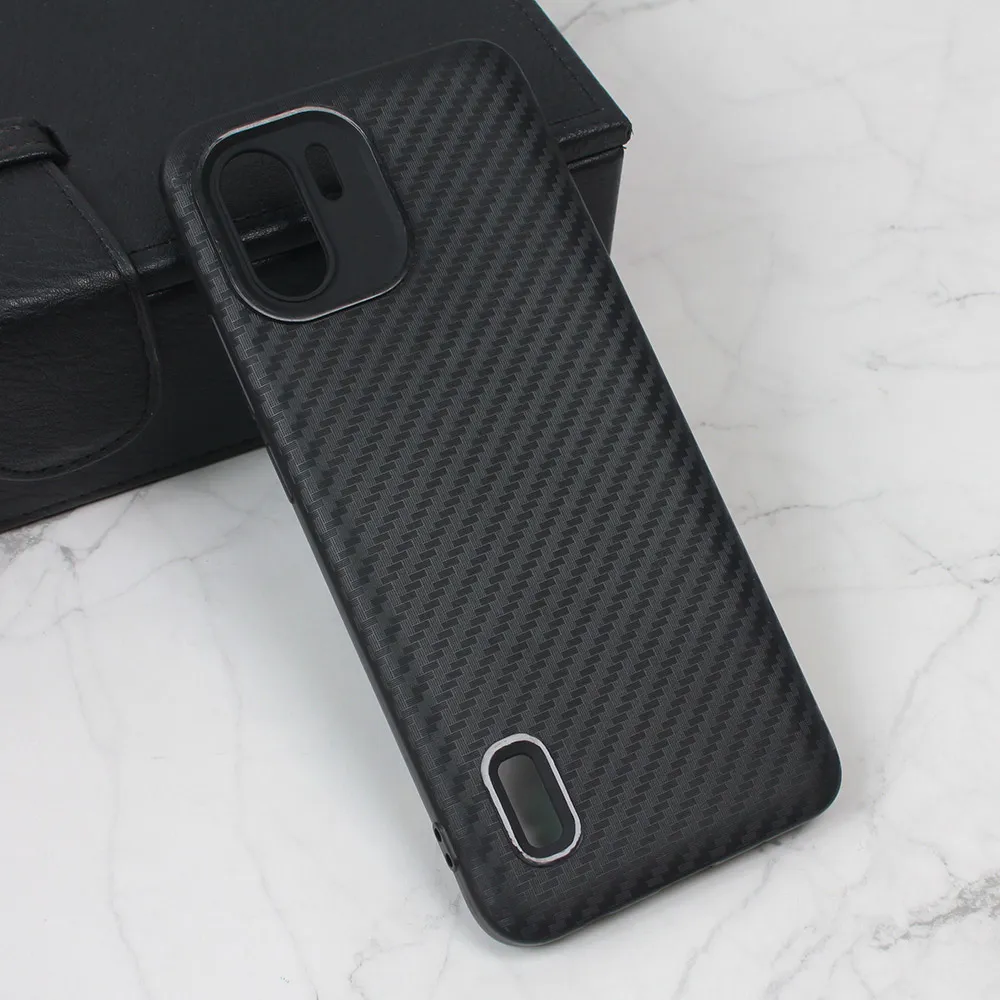 Torbica Carbon Stripe za Xiaomi Redmi A1 crna