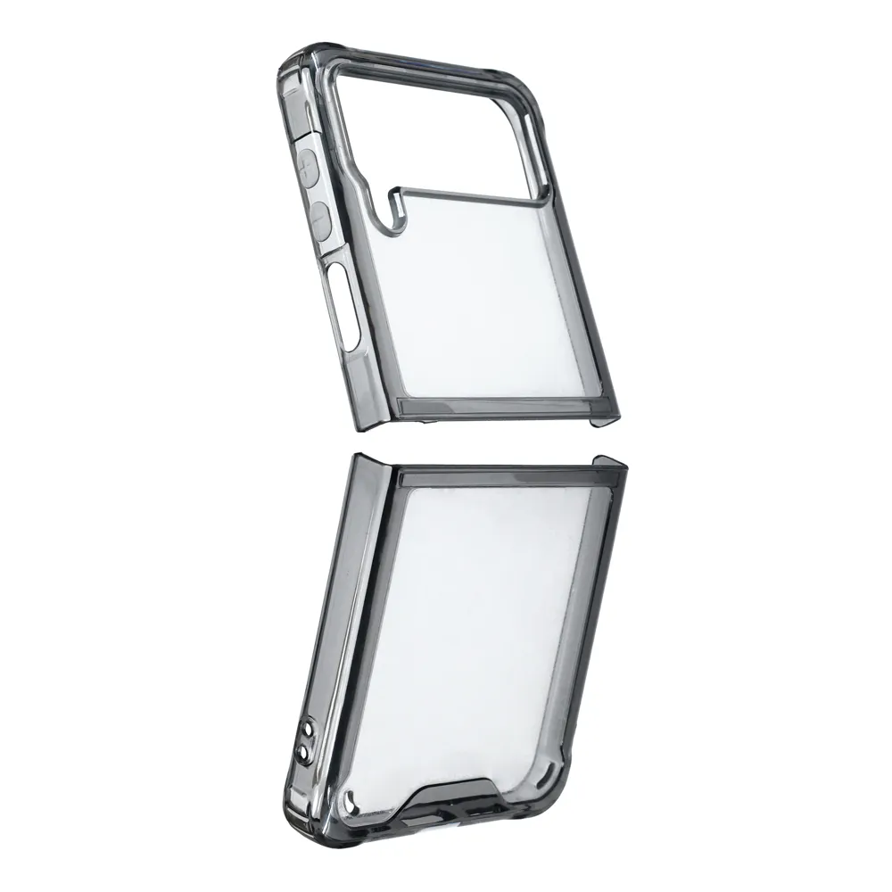 Torbica Clear TPU za Samsung F721B Galaxy Z Flip 4 5G crna