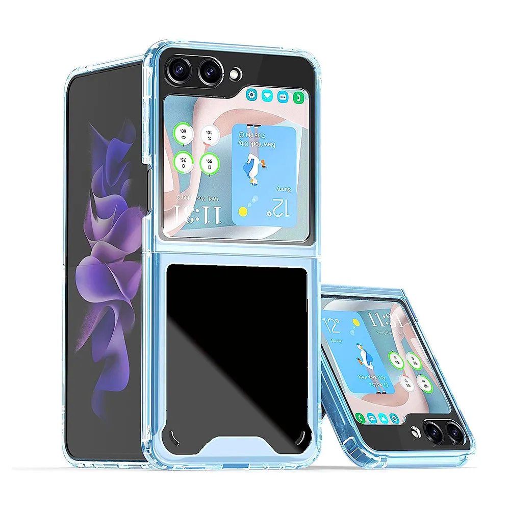 Torbica Clear TPU za Samsung F731B Galaxy Z Flip 5 5G plava